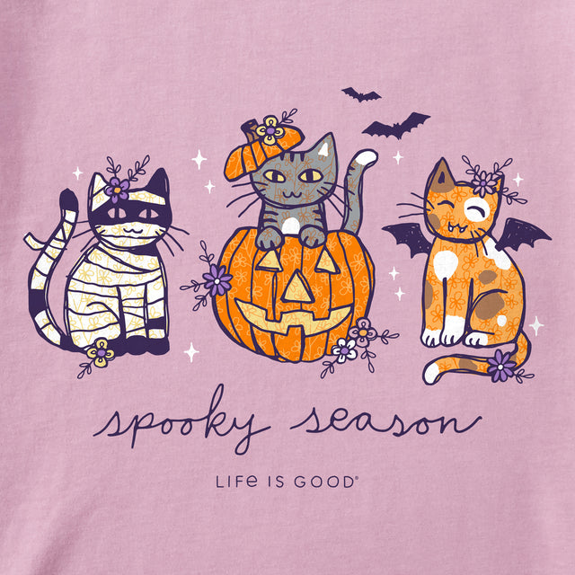Product image for "Kids Spooky Season Cats Short Sleeve Crusher Tee" ||134216_2