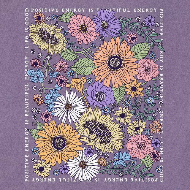 Product image for "Women's Beautiful Energy Wildflowers Short Sleeve Crusher Boxy Tee" ||151232_2