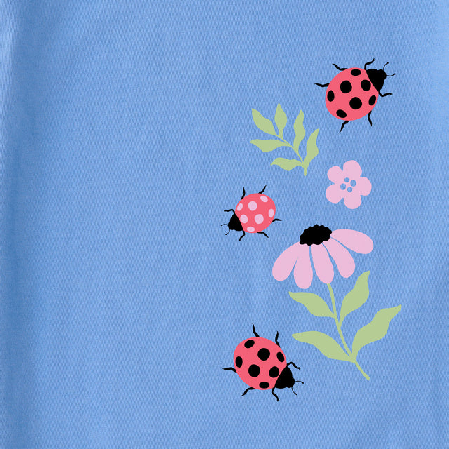 Product image for "Kids Lady Bugs and Flowers Short Sleeve Crusher Tee" ||166915_2