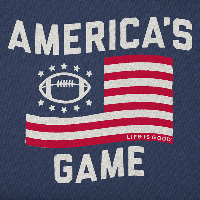 Product image for "Kids America's Game Football Short Sleeve Crusher Tee" ||168660_2