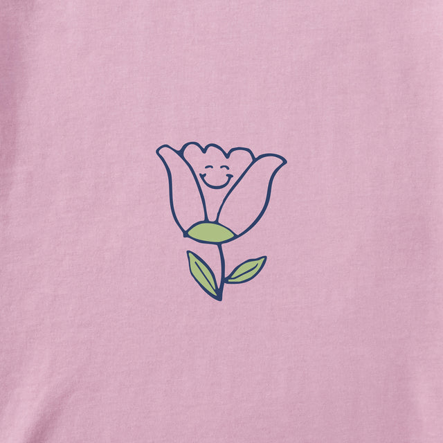 Product image for "Women's Bert's Smiley Tulip Short Sleeve Crusher Boxy Tee" ||169706_3