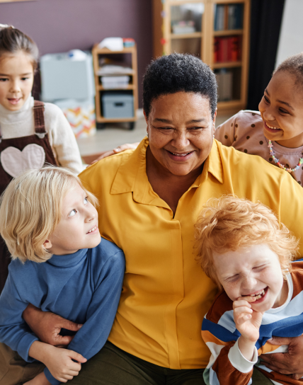 Playmaker with 2 kids